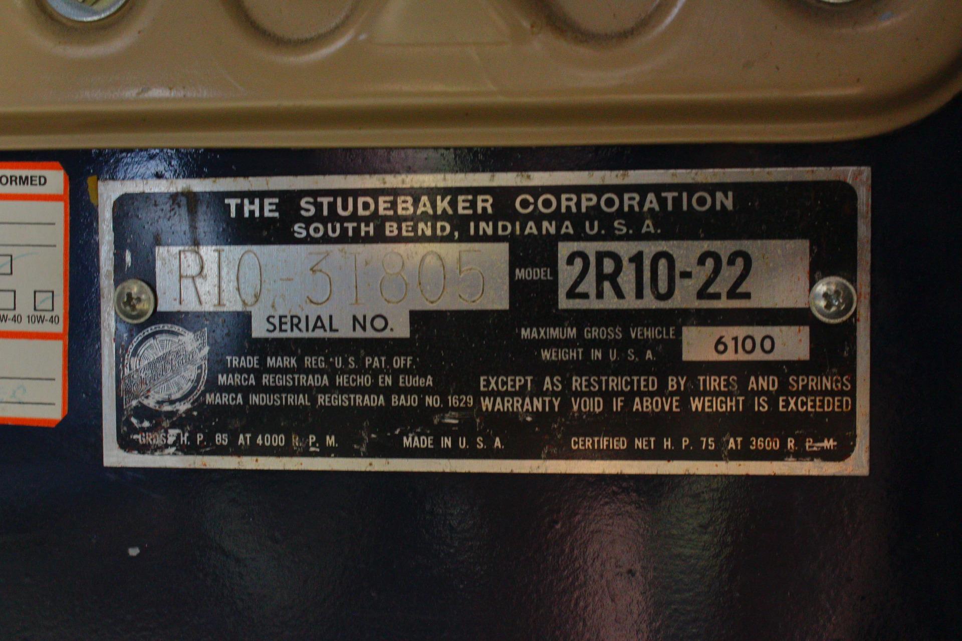 1951 Studebaker 2R10-22 Pickup - $19,951