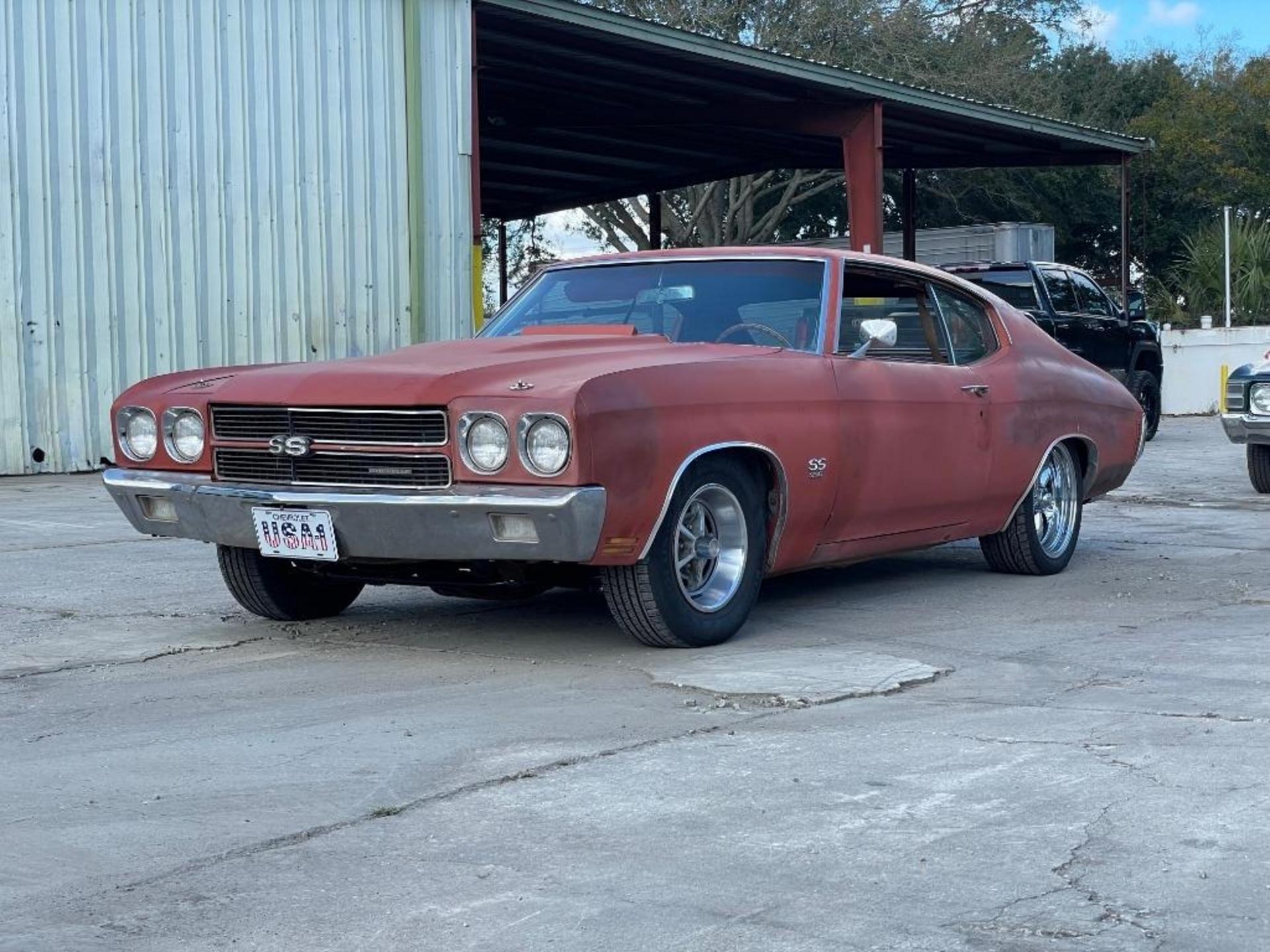 The 1970 Chevrolet Chevelle SS Project Car with Build Shee photos