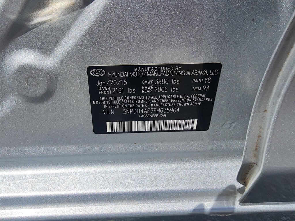 2015 Hyundai Elantra SE photo