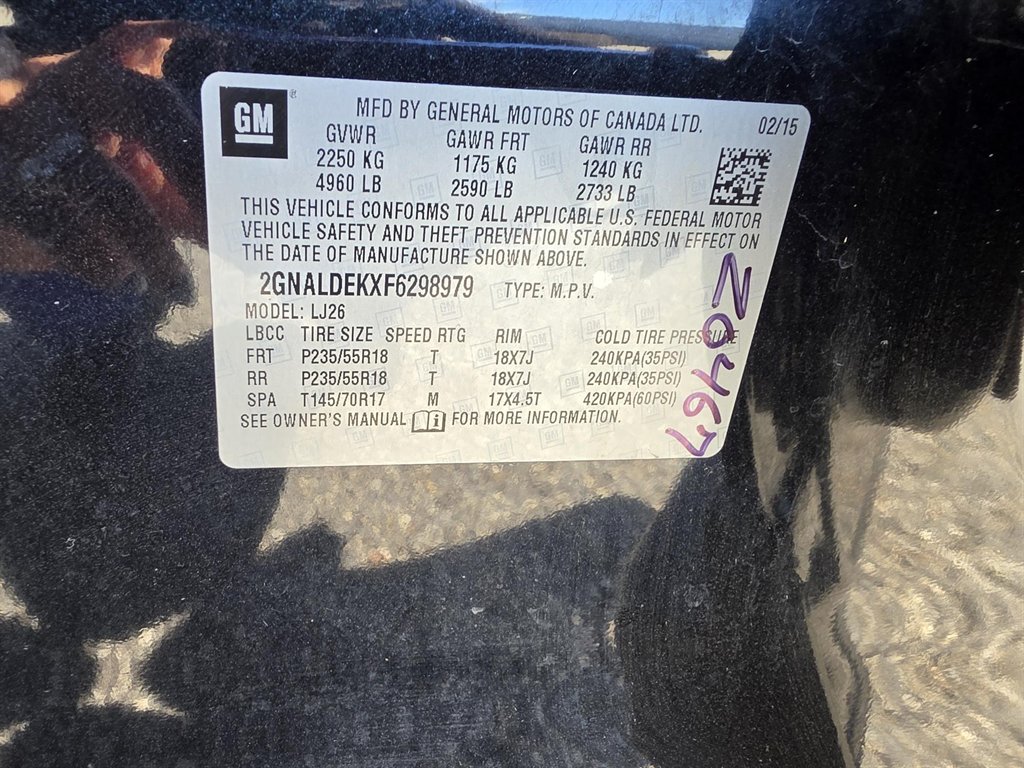 2015 Chevrolet Equinox - $7,800