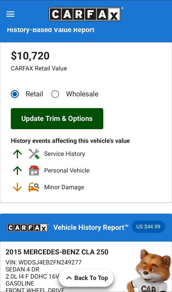 2015 Mercedes-Benz A-Class - $8,500