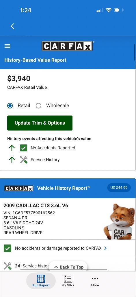 2009 Cadillac CTS - $2,799