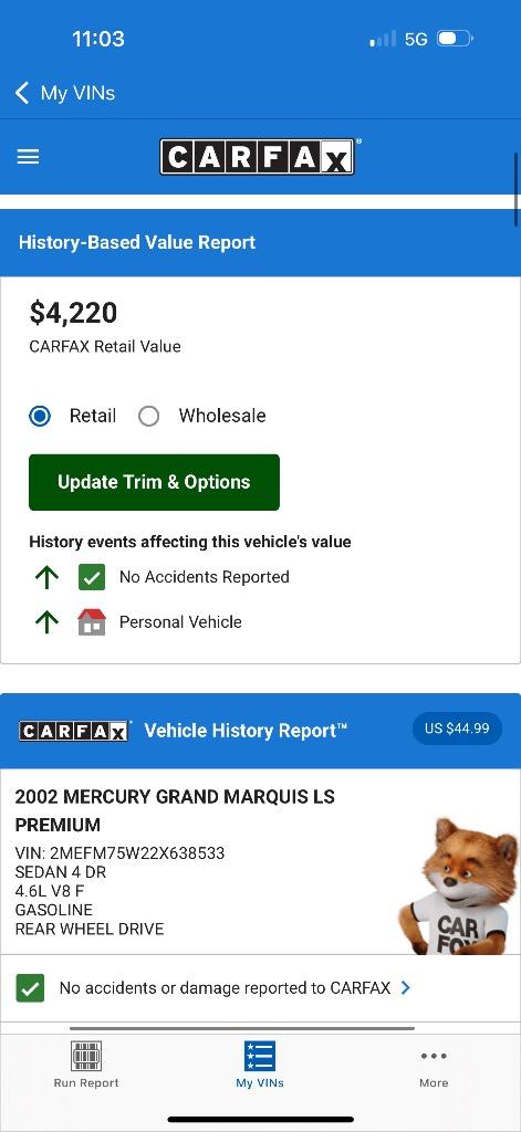 2002 Mercury Grand Marquis LS Premium photo