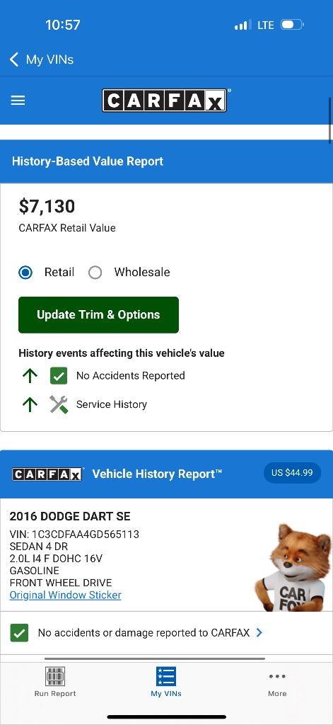 2016 Dodge Dart SE photo