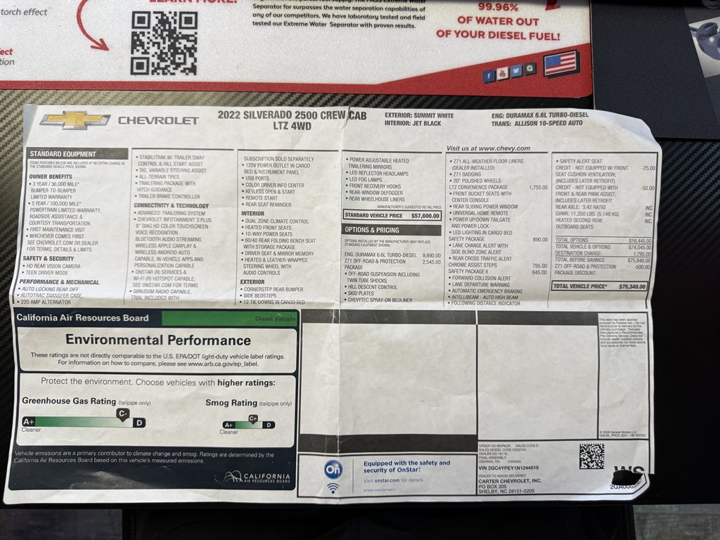 2022 Chevrolet Silverado Hd - $45,800
