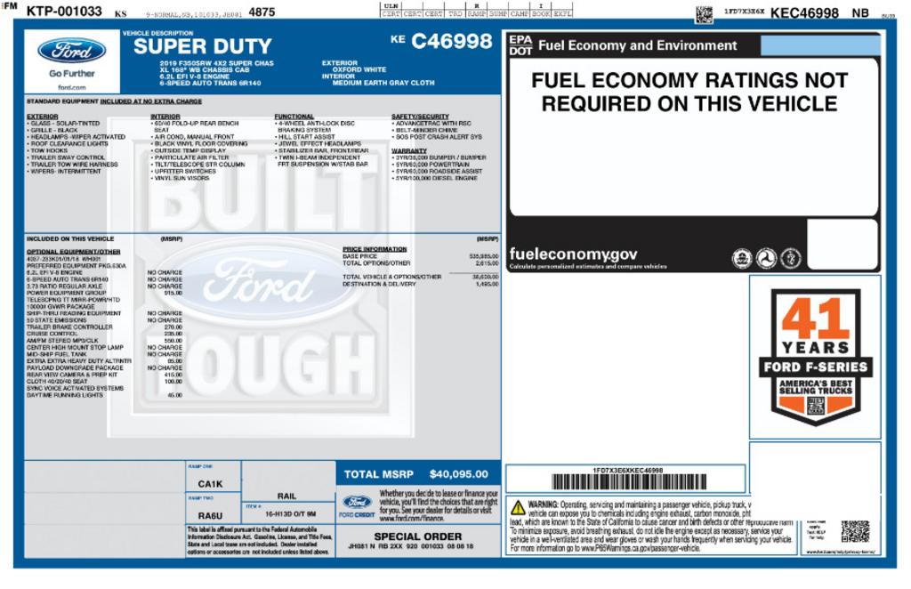 2019 Ford F-350 - $18,999