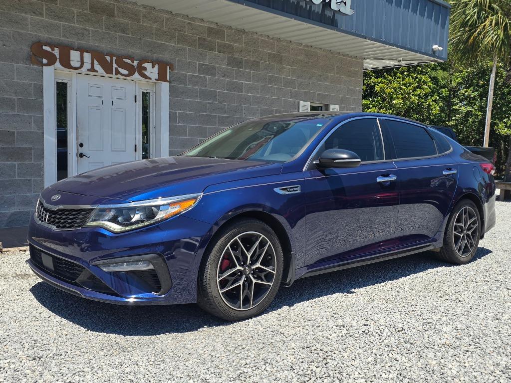 Blue 2019 Kia Optima Sedan Front-Wheel Drive Automatic