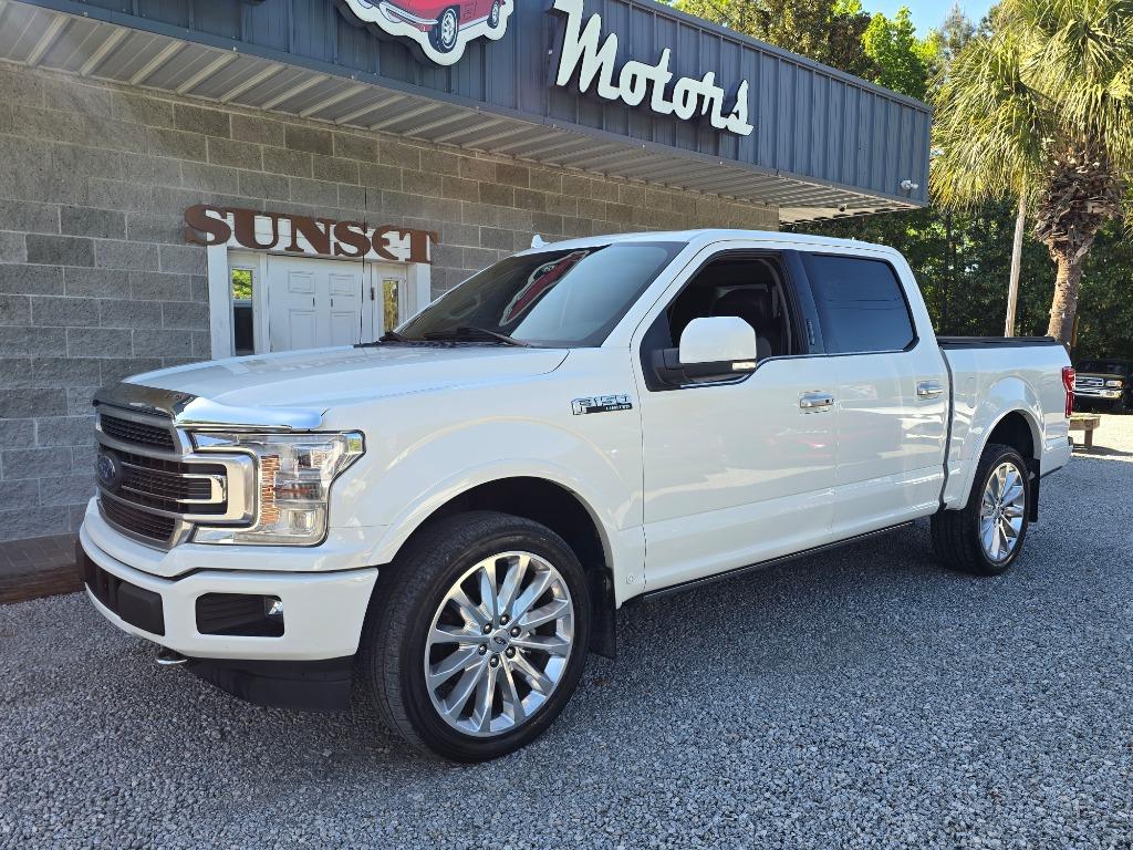 White 2020 Ford F-150 Limited SuperCrew 4WD Pickup Truck Four-Wheel Drive Automatic