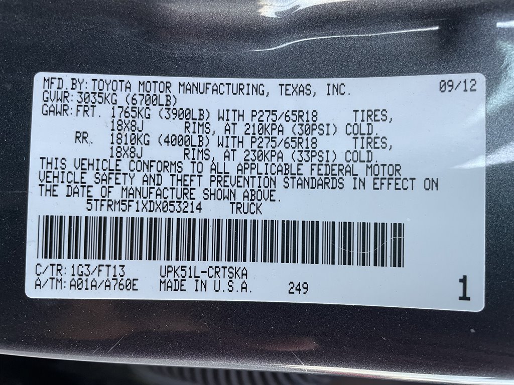2013 Toyota Tundra Grade photo