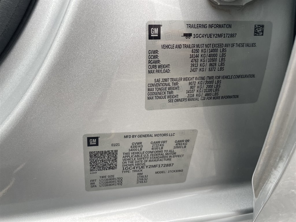 2021 Chevrolet Silverado - $42,999