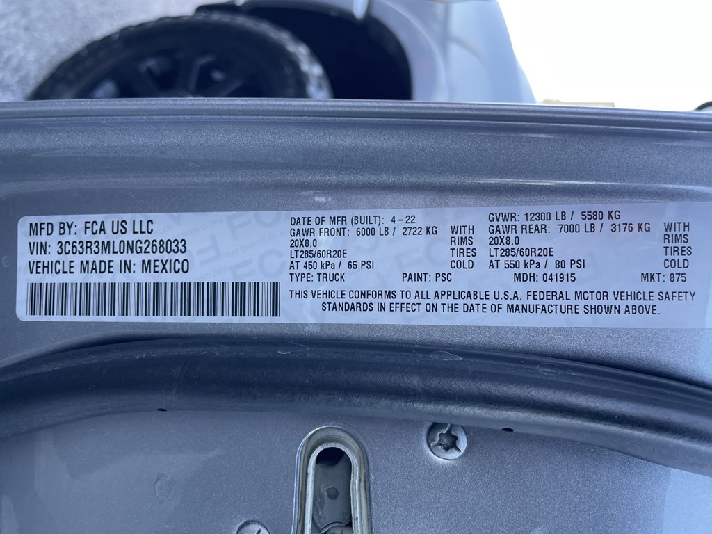 2022 Ram 3500 - $57,999