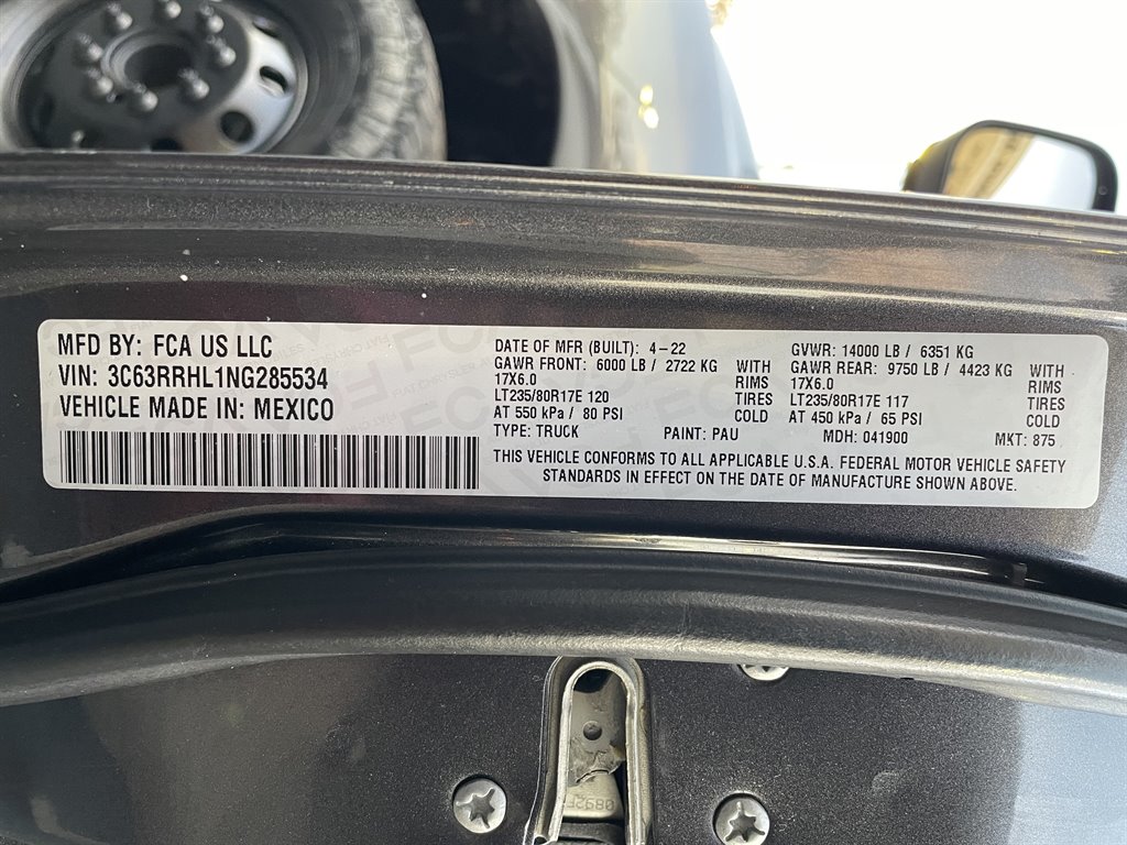 2022 RAM 3500 BIG Horn photo