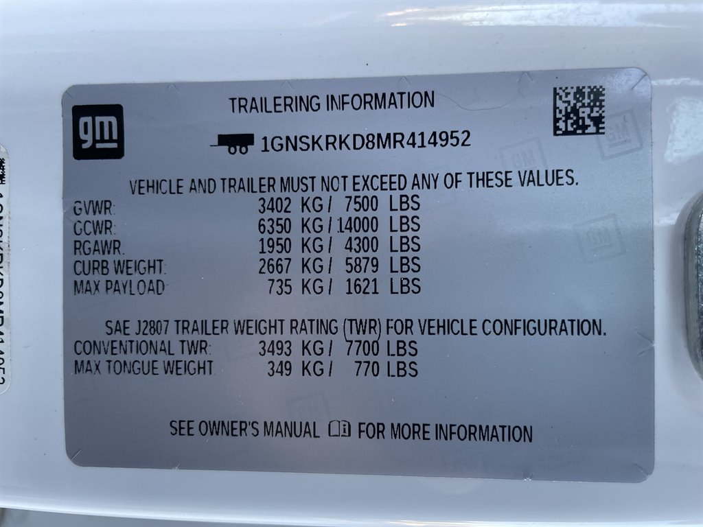 2021 Chevrolet Tahoe - $49,999