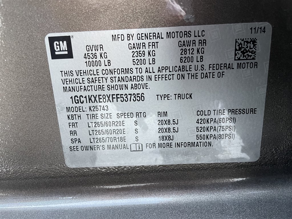 2015 Chevrolet Silverado - $32,999