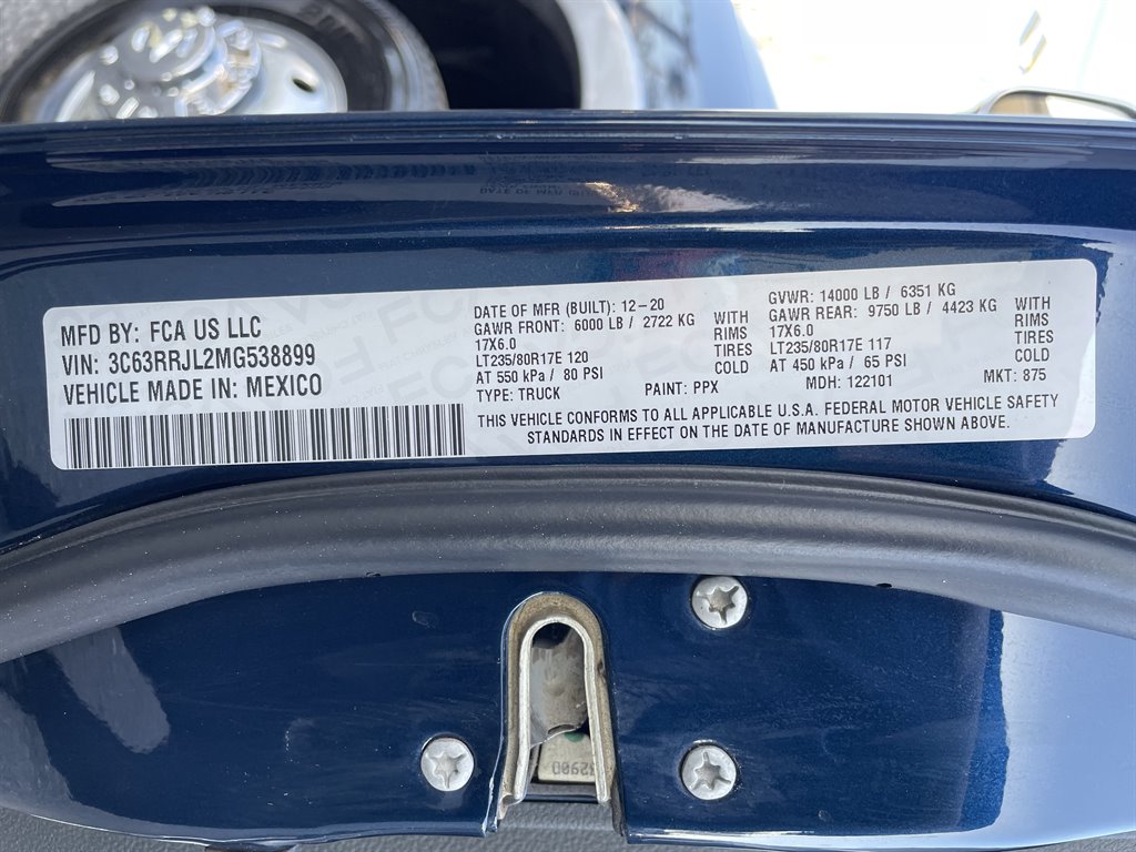 2021 Ram 3500 - $59,999