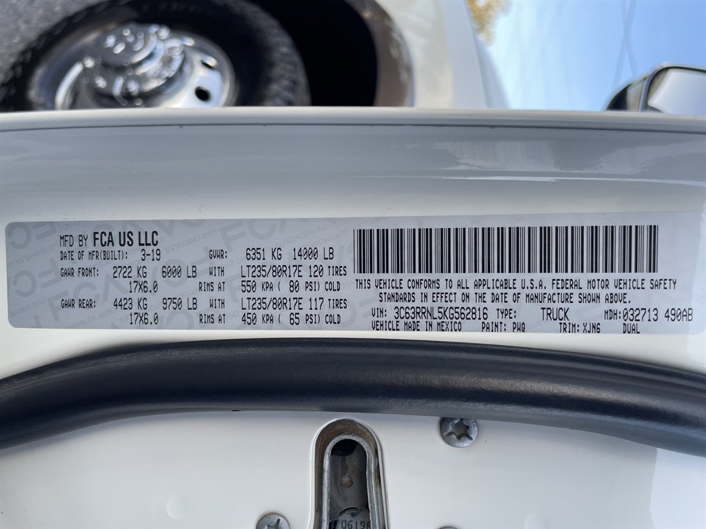2019 Ram 3500 - $59,999