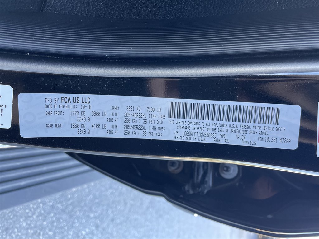 2019 RAM 1500 Limited photo