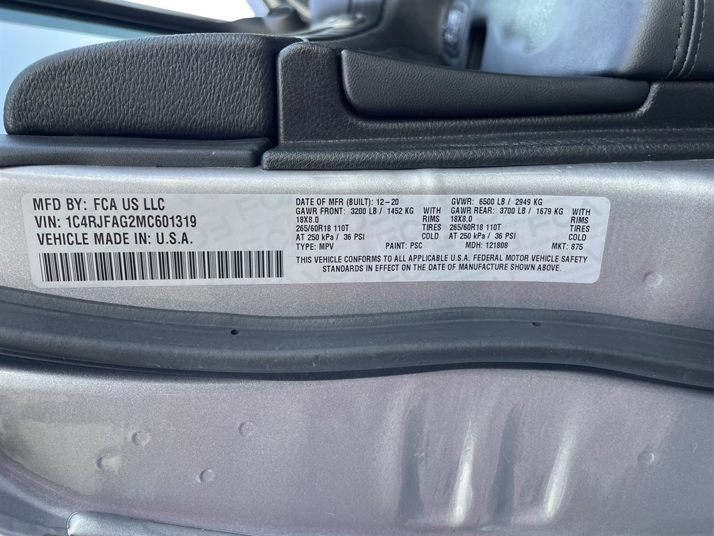 2021 Jeep Cherokee - $16,999
