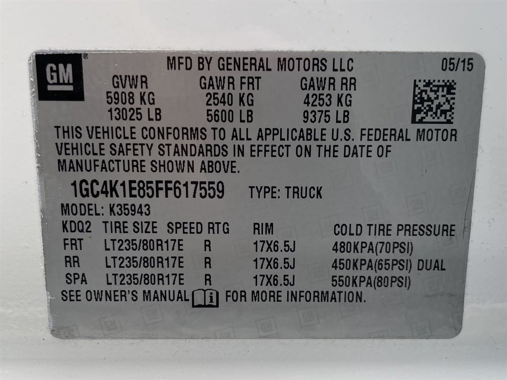 2015 Chevrolet Silverado 3500 High Country photo