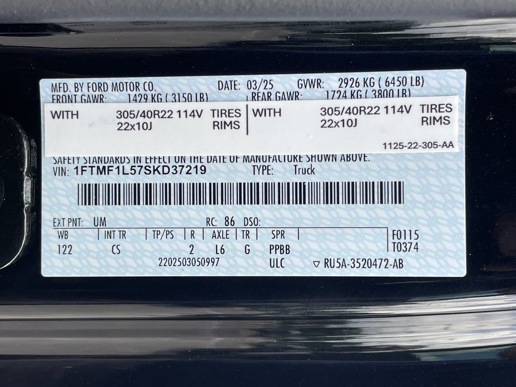 2025 Ford F-150 - $74,999