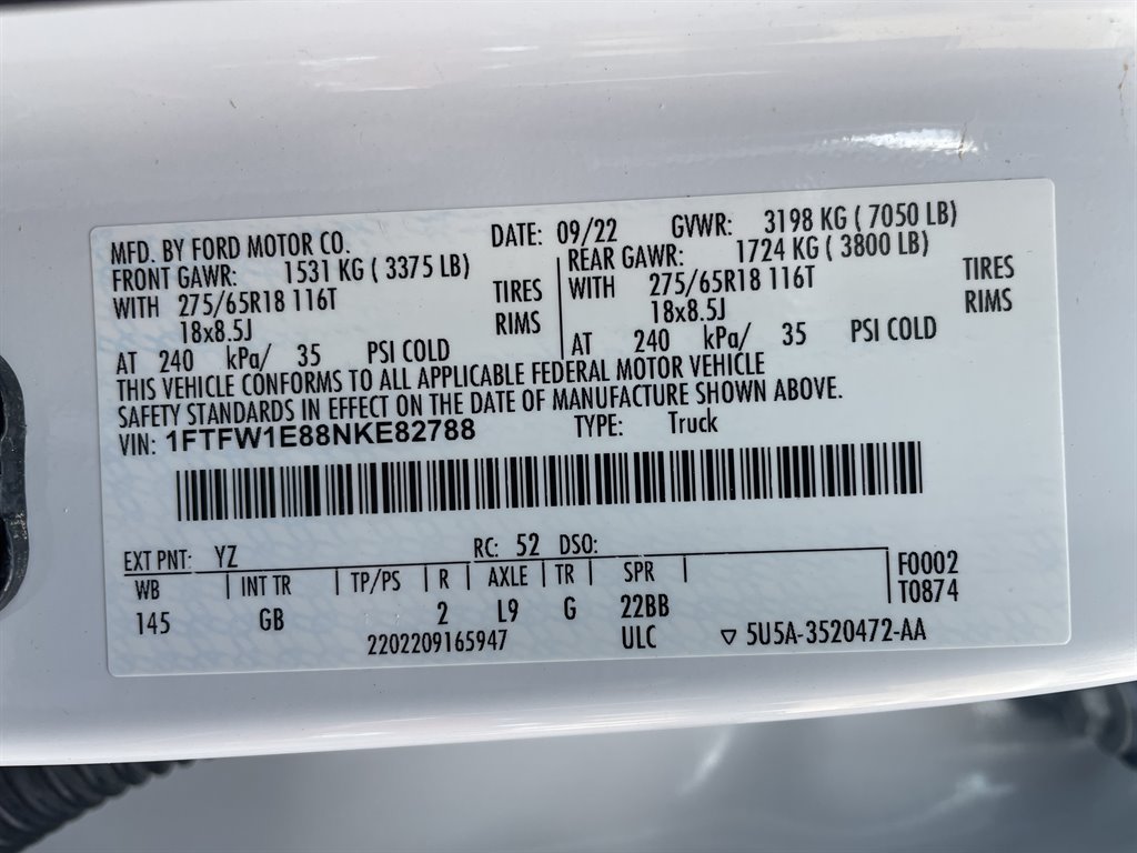 2022 Ford F-150 - $29,999