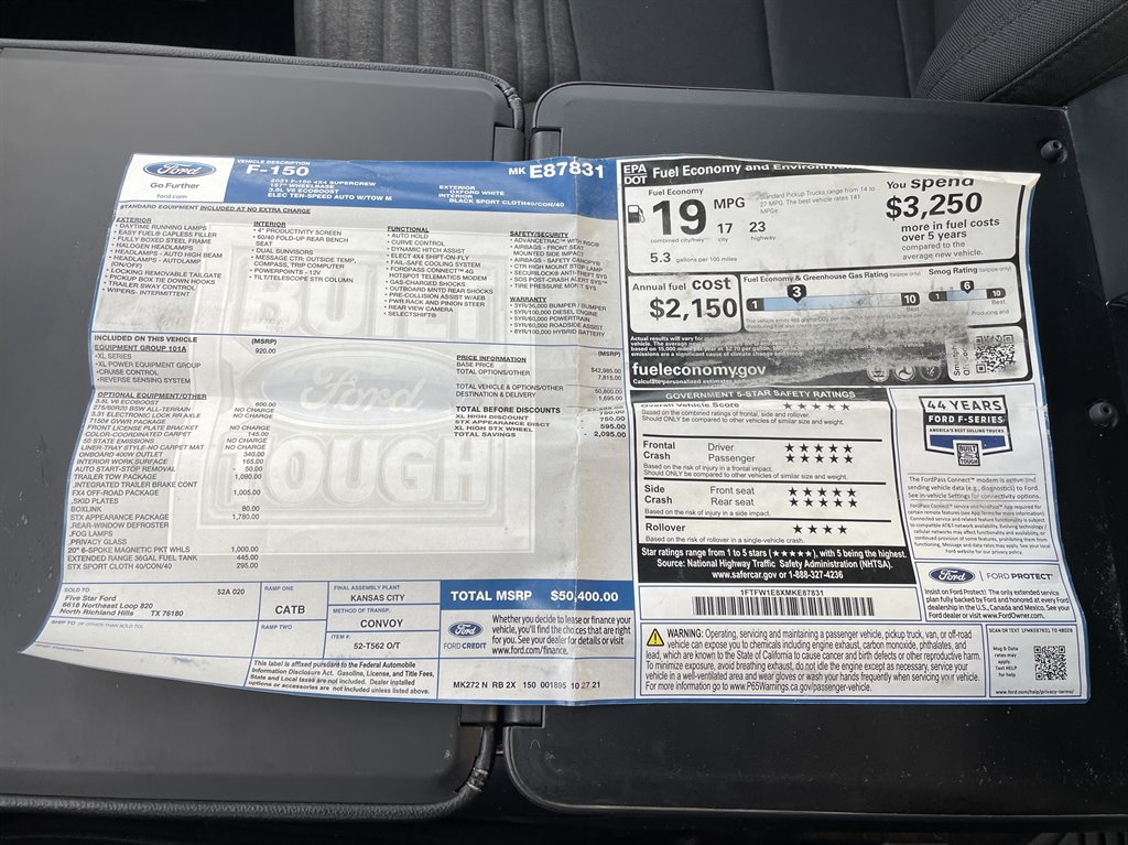 2021 Ford F150 XL photo