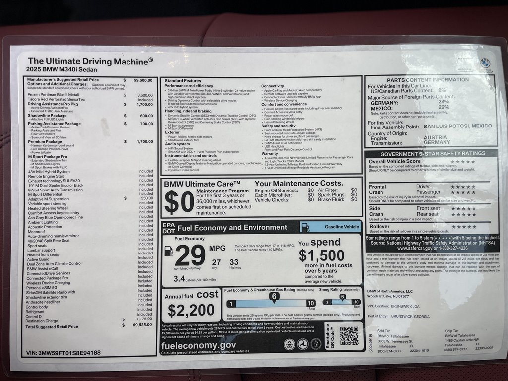 2025 BMW M - $54,999