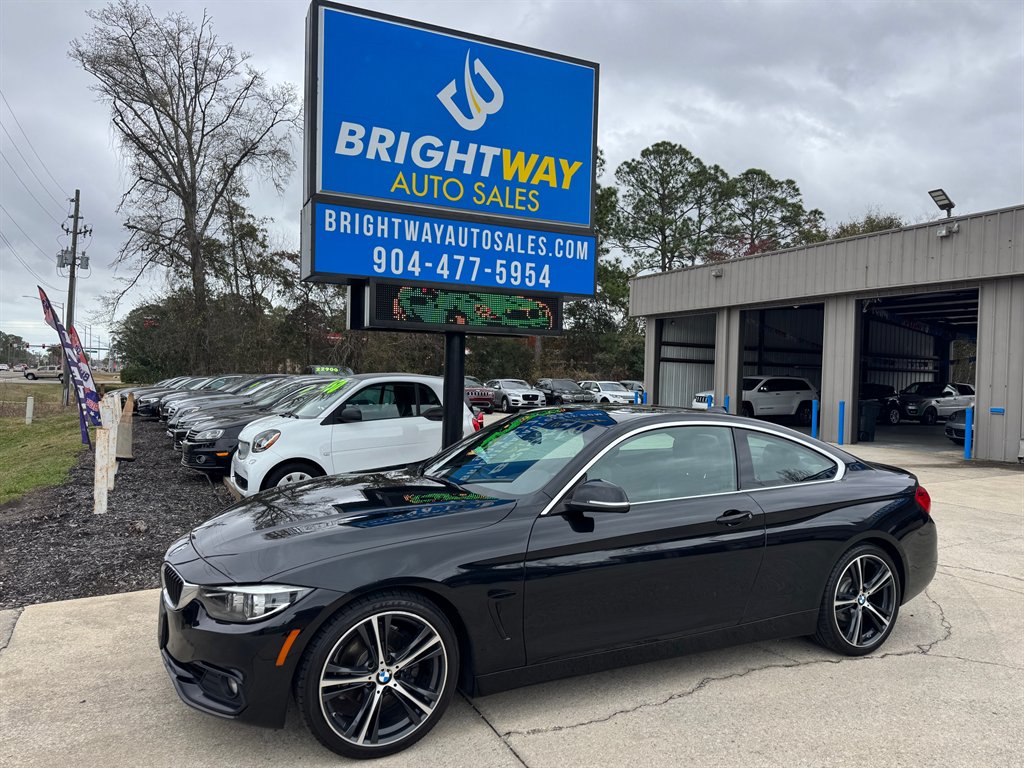 Black 2018 BMW 4 Series 430i Coupe RWD Coupe Rear-Wheel Drive Automatic
