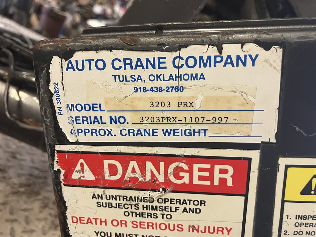 2003 Auto Crane 3203prx