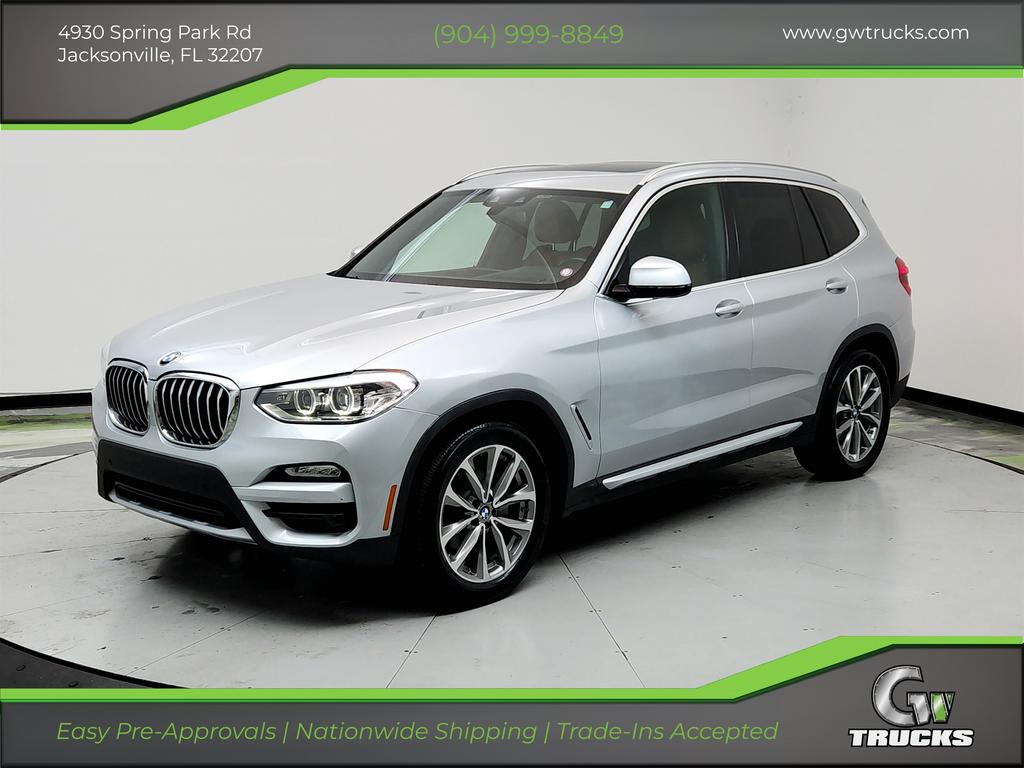 Aluminum 2019 BMW X3 sDrive30i RWD SUV / Crossover Rear-Wheel Drive Automatic