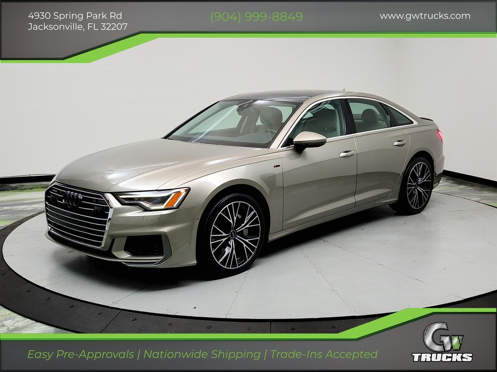 Brown (Tan) 2019 Audi A6 55 TFSI quattro Premium Plus Sedan AWD Sedan All-Wheel Drive 7-Speed Dual Clutch