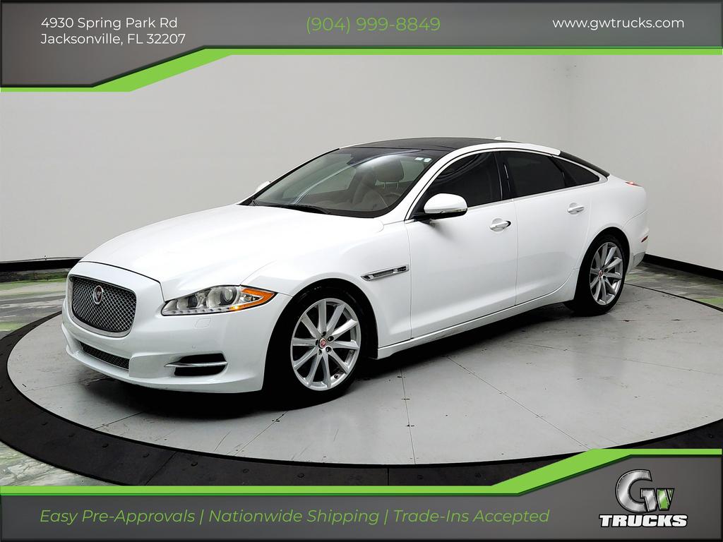 White 2015 Jaguar XJ-Series XJ RWD Sedan Rear-Wheel Drive Automatic
