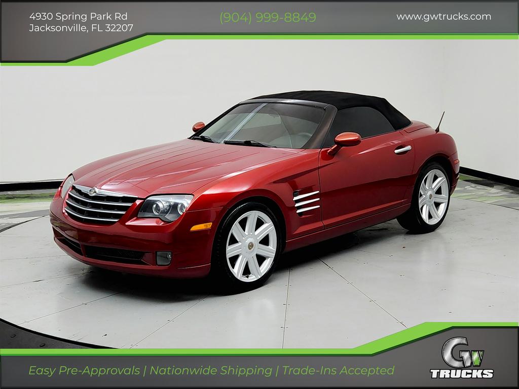 Red 2006 Chrysler Crossfire Limited Roadster RWD Convertible Rear-Wheel Drive Automatic