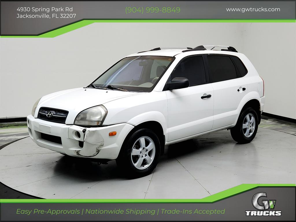 White 2005 Hyundai Tucson GL 2WD SUV / Crossover Front-Wheel Drive Automatic