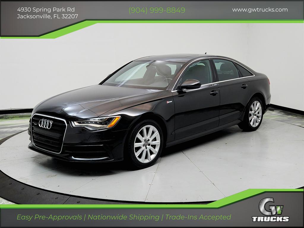 Black 2013 Audi A6 3.0T quattro Prestige Sedan AWD Sedan All-Wheel Drive 8-Speed Automatic