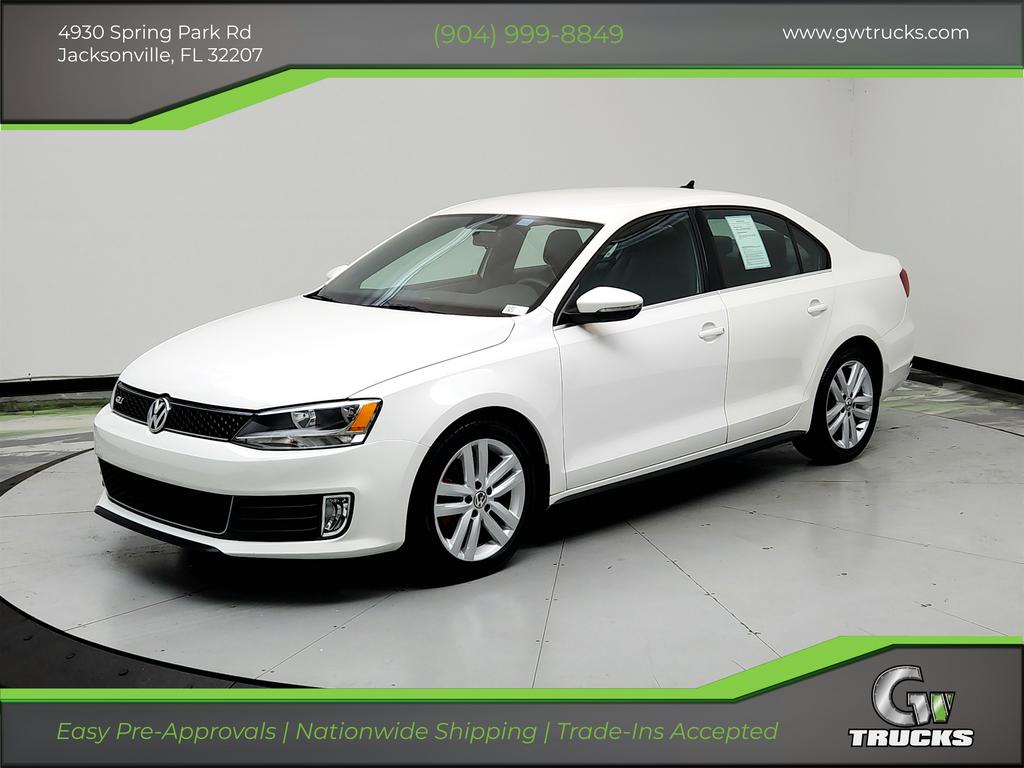 White 2014 Volkswagen Jetta GLI FWD Sedan Front-Wheel Drive Automatic
