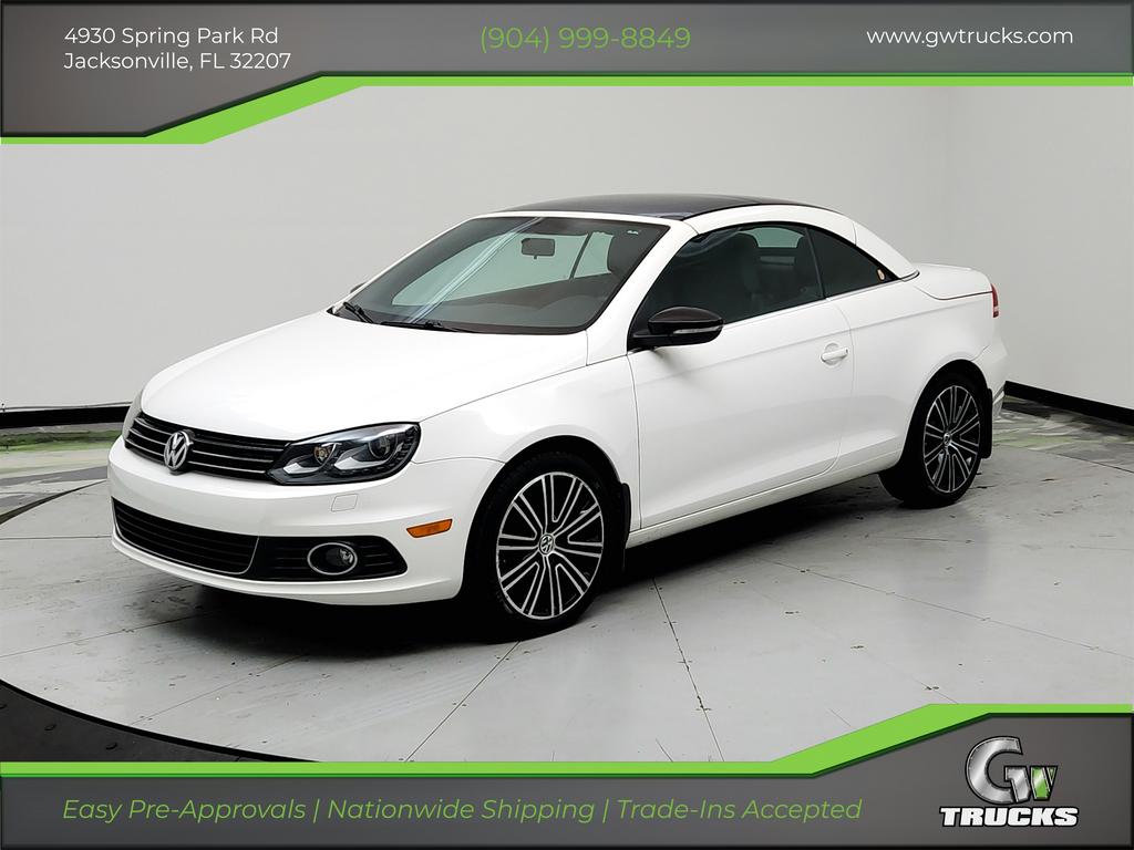 White 2013 Volkswagen Eos Sport SULEV Convertible Front-Wheel Drive Automatic