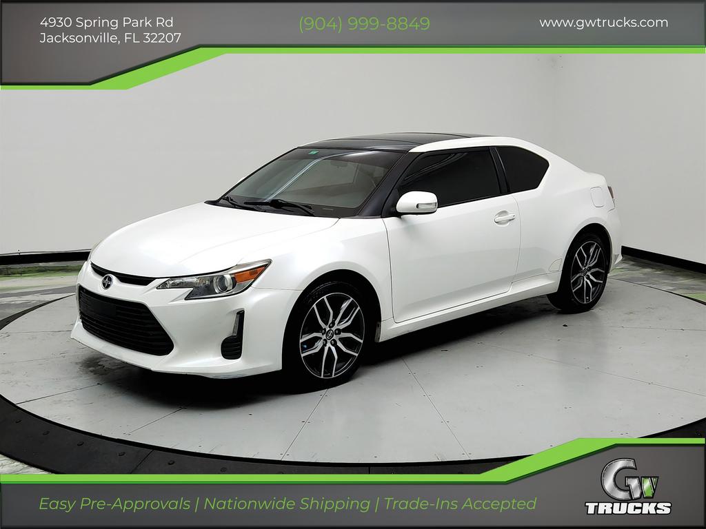 White 2015 Scion tC Base Coupe Front-Wheel Drive Automatic