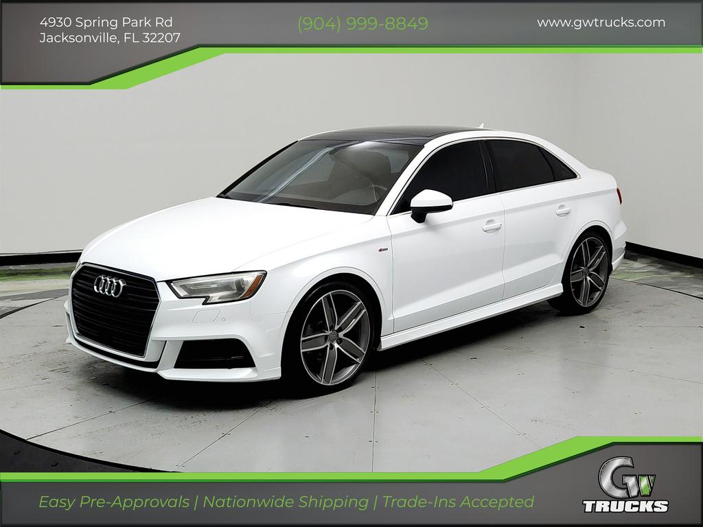 White 2017 Audi A3 2.0T Premium Plus Sedan FWD Sedan Front-Wheel Drive 7-Speed Dual Clutch