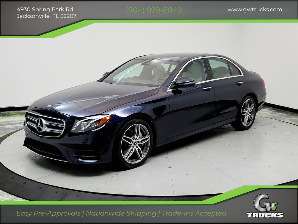 Blue 2018 Mercedes-Benz E-Class E 300 4MATIC Sedan AWD Sedan All-Wheel Drive 9-Speed Automatic
