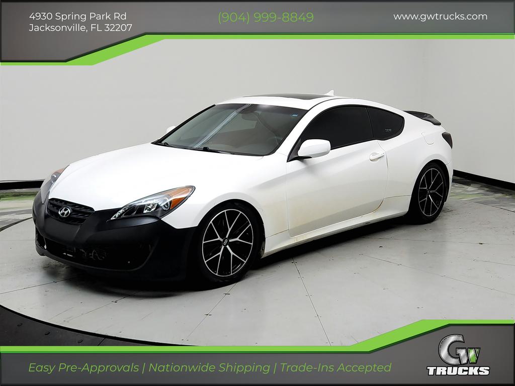 White 2012 Hyundai Genesis Coupe 2.0T RWD Coupe Rear-Wheel Drive Automatic