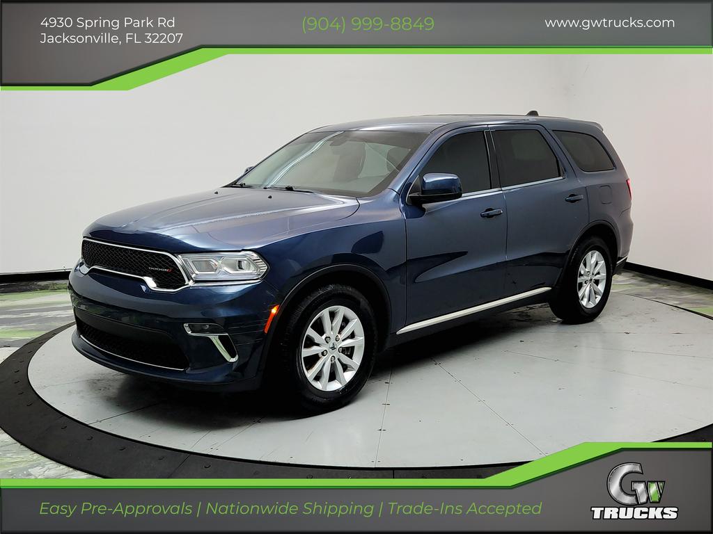 Blue 2021 Dodge Durango SXT RWD SUV / Crossover Rear-Wheel Drive Automatic