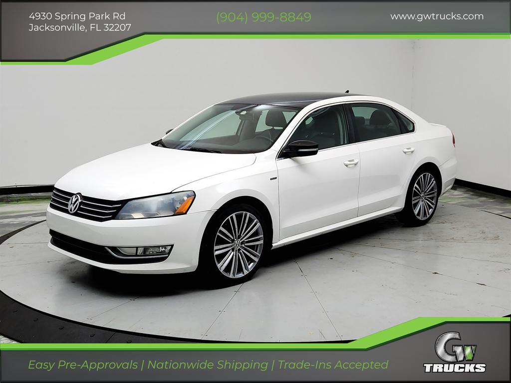 White 2015 Volkswagen Passat Sport Sedan Front-Wheel Drive 6-Speed Automatic