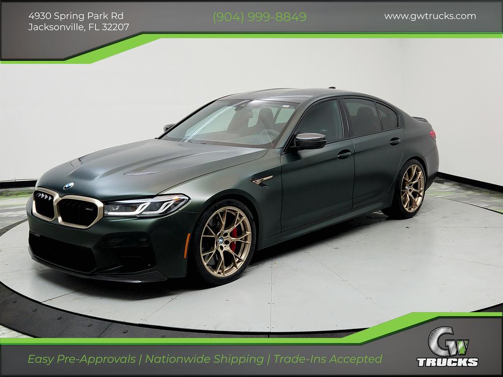 Green 2022 BMW M5 CS AWD Sedan All-Wheel Drive Automatic