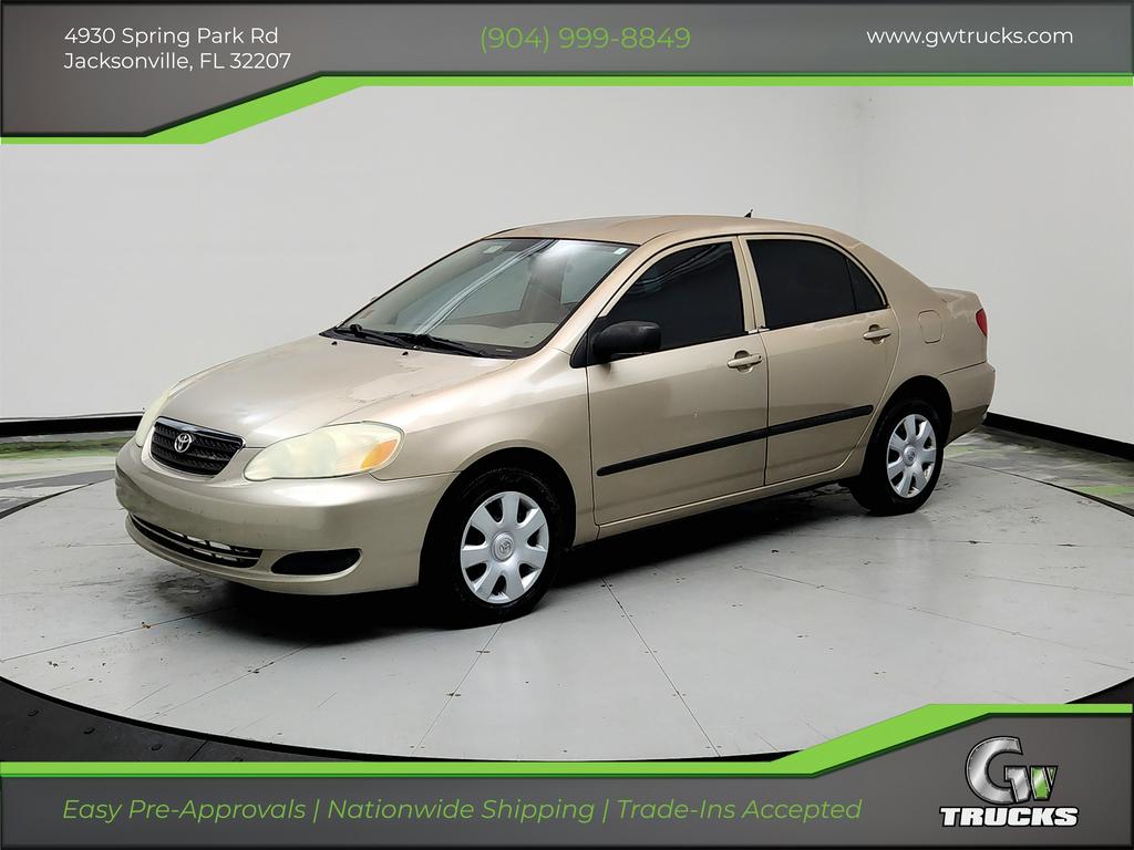 Brown (Beige) 2006 Toyota Corolla CE Sedan Front-Wheel Drive Automatic
