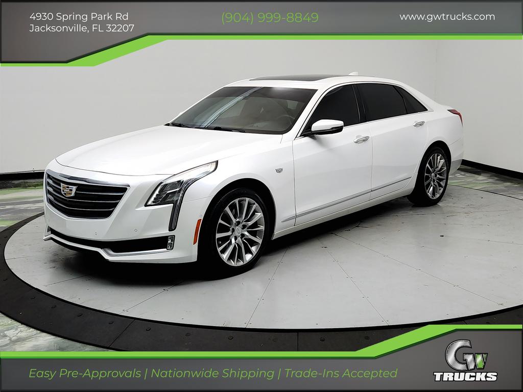 White 2017 Cadillac CT6 3.6L Premium Luxury AWD Sedan All-Wheel Drive Automatic