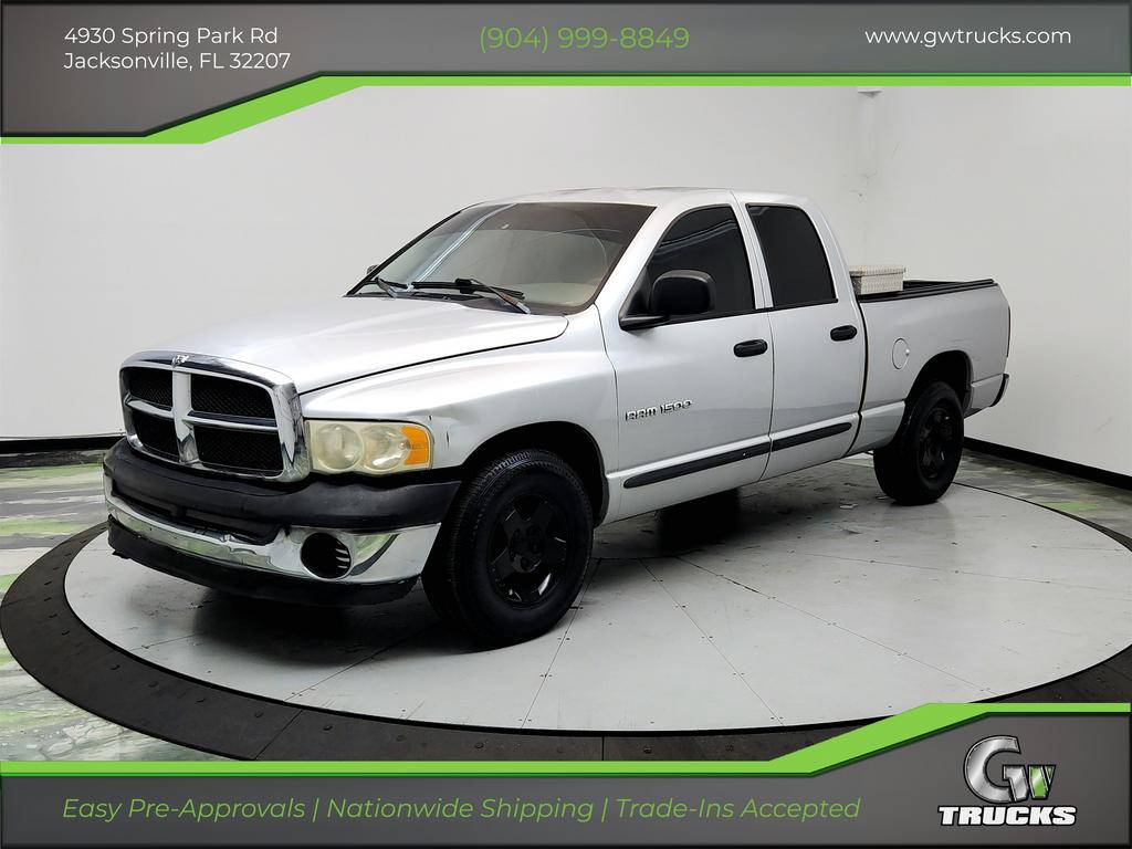 Aluminum 2004 Dodge RAM 1500 ST Quad Cab RWD Pickup Truck Rear-Wheel Drive 5-Speed Automatic