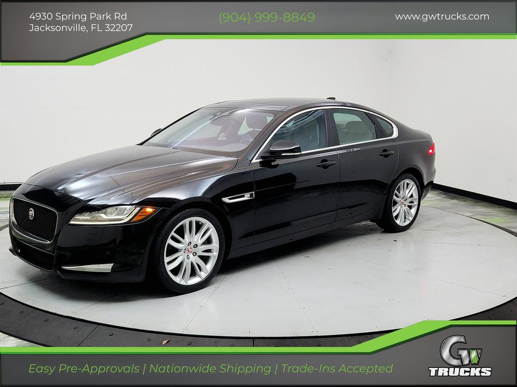 Black 2016 Jaguar XF 35t Prestige RWD Sedan Rear-Wheel Drive 8-Speed Automatic