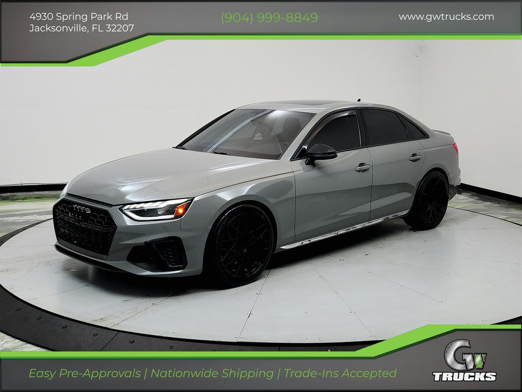 Gray 2021 Audi S4 3.0T quattro Premium Plus AWD Sedan All-Wheel Drive Automatic