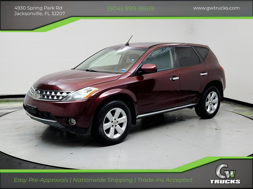 Red 2006 Nissan Murano SL AWD SUV / Crossover All-Wheel Drive Automatic